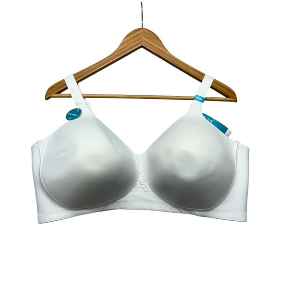 Vanity Fair WOmens Bra 44DDD White Wireless Stretch Style 71380 Adjustable - Picture 1 of 13